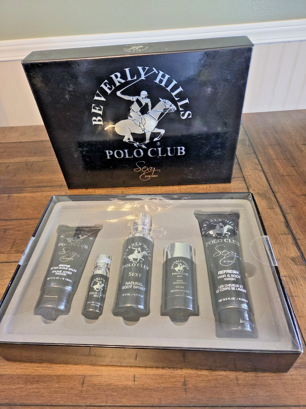 Beverly Hills Polo Club Sexy For Men 5 Piece Set NEW IN BOX