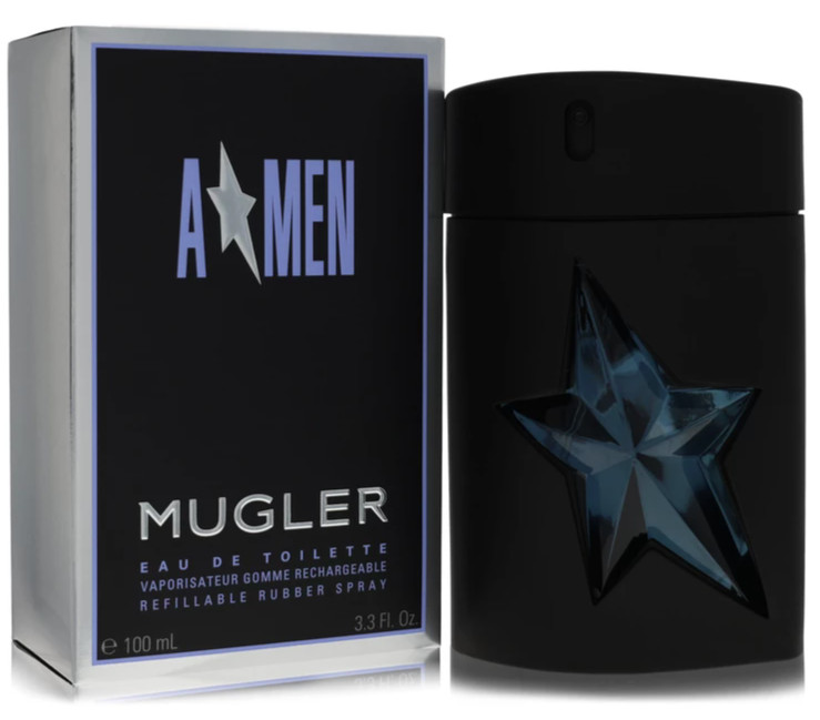 Angel Cologne By Thierry Mugler for Men 3.4 Oz Eau De Toilette Spray Refillable