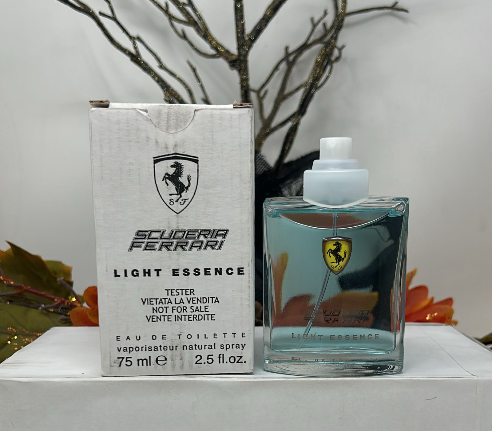Ferrari Scuderia Light Essence 2.5oz EDT (Unboxed & Without Cap)
