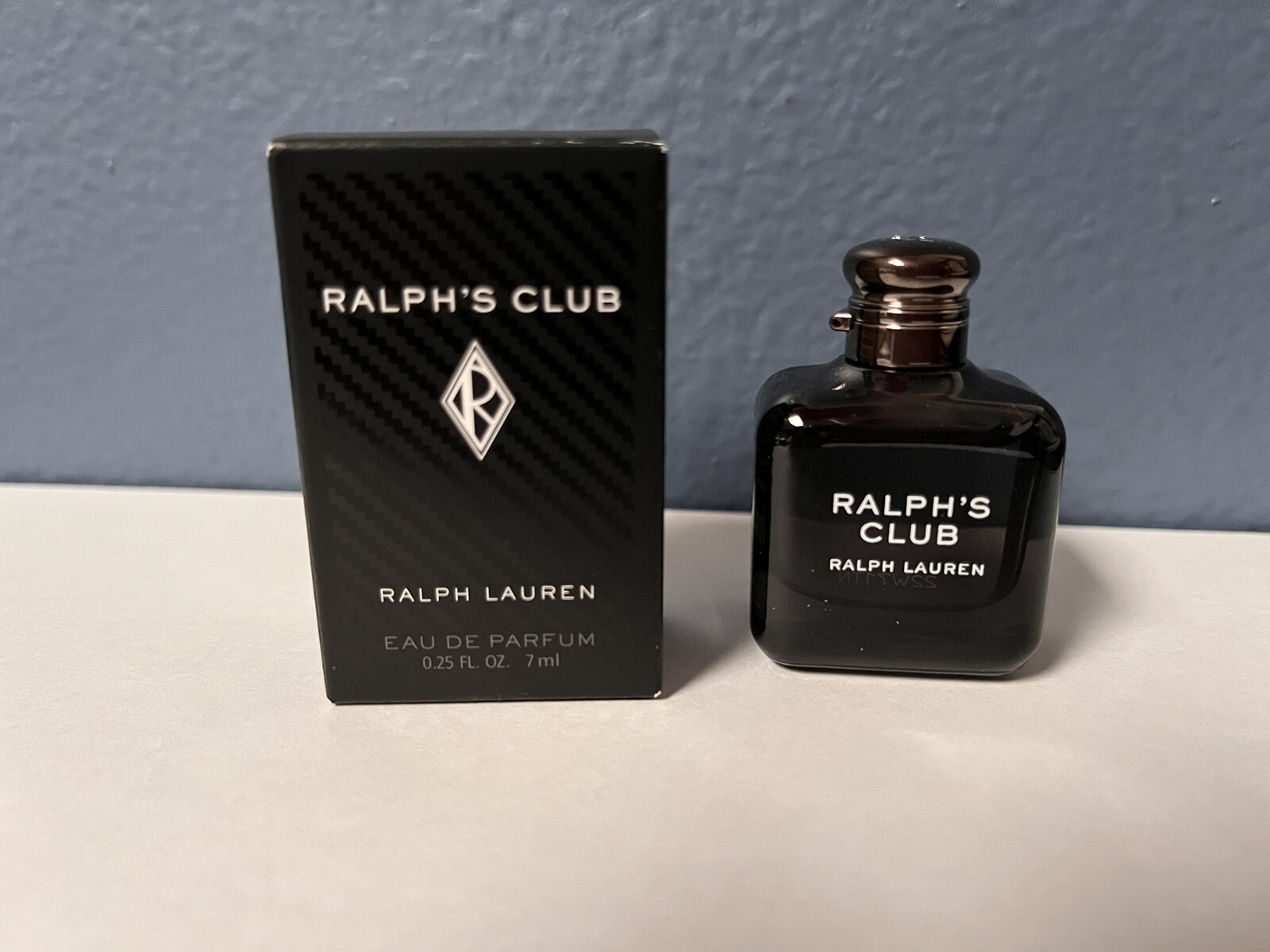 RALPH LAUREN Ralphs Club EDP Cologne Mini Bottle Travel .25oz/7ml NEW IN BOX