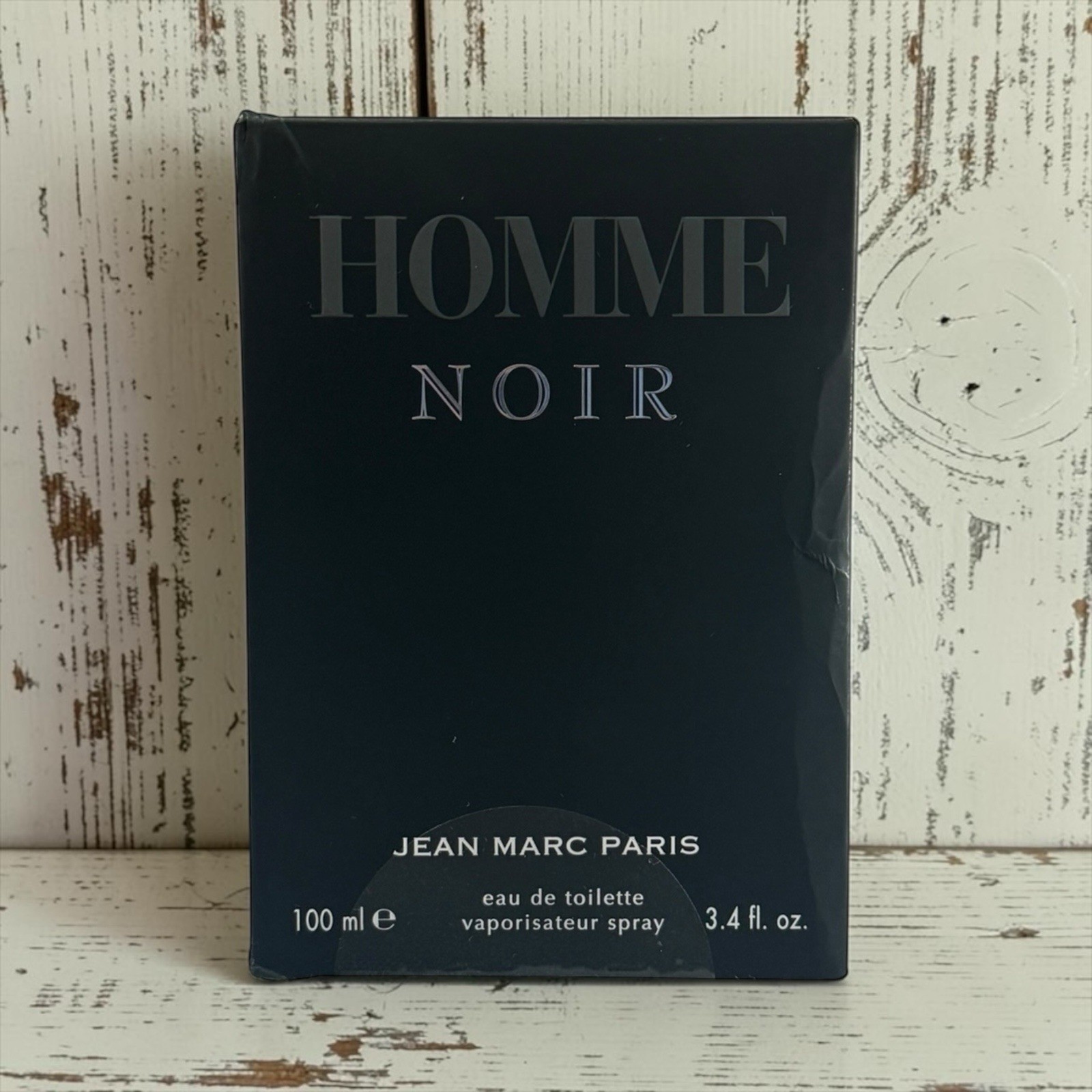 JEAN MARC PARIS Homme Noir EDT Men 3.4oz 100ml Spray NEW