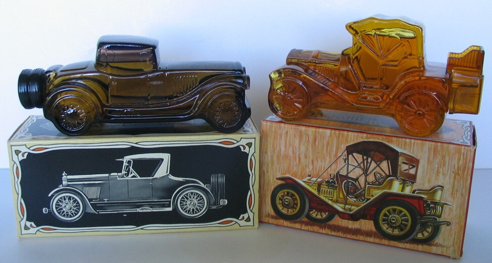 VTG AVON PACKARD ROADSTER OLAND COLOGNE & STERLING SIX TRIBUTE AFTERSHAVE FULL