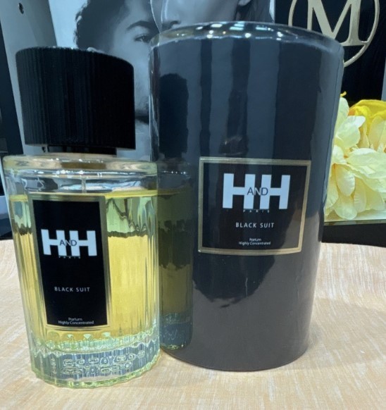 H and H PARIS BLACK SUIT Extrait De Parfum 3.4oz – Rare Niche Scent – NEW ⭐
