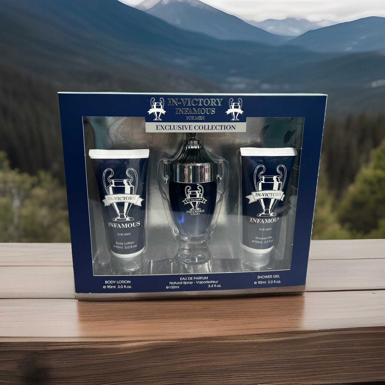 Fragrance Couture In-victory Infamous For Men 3pcs Gift Set Exclusive Collection