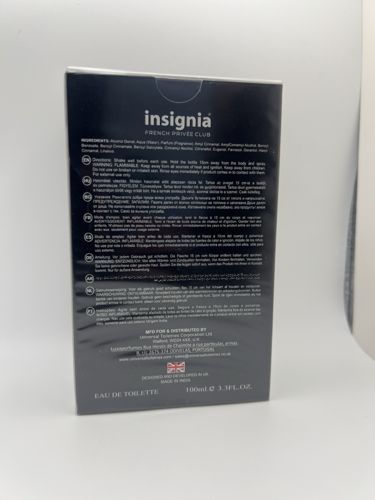 insignia bleu de nuit pour homme
