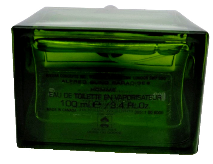 Alfred Sung Paradise Homme For Men Eau de Toilette Spray 3.4 fl. oz