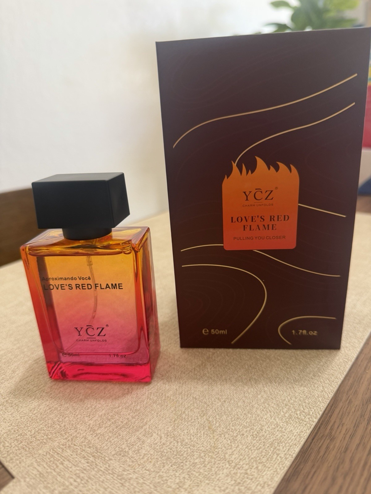 Ycz LOVE’S RED FLAME Perfume Men, Long-Lasting Fragrance, 50 ml (1.7 fl. Oz)