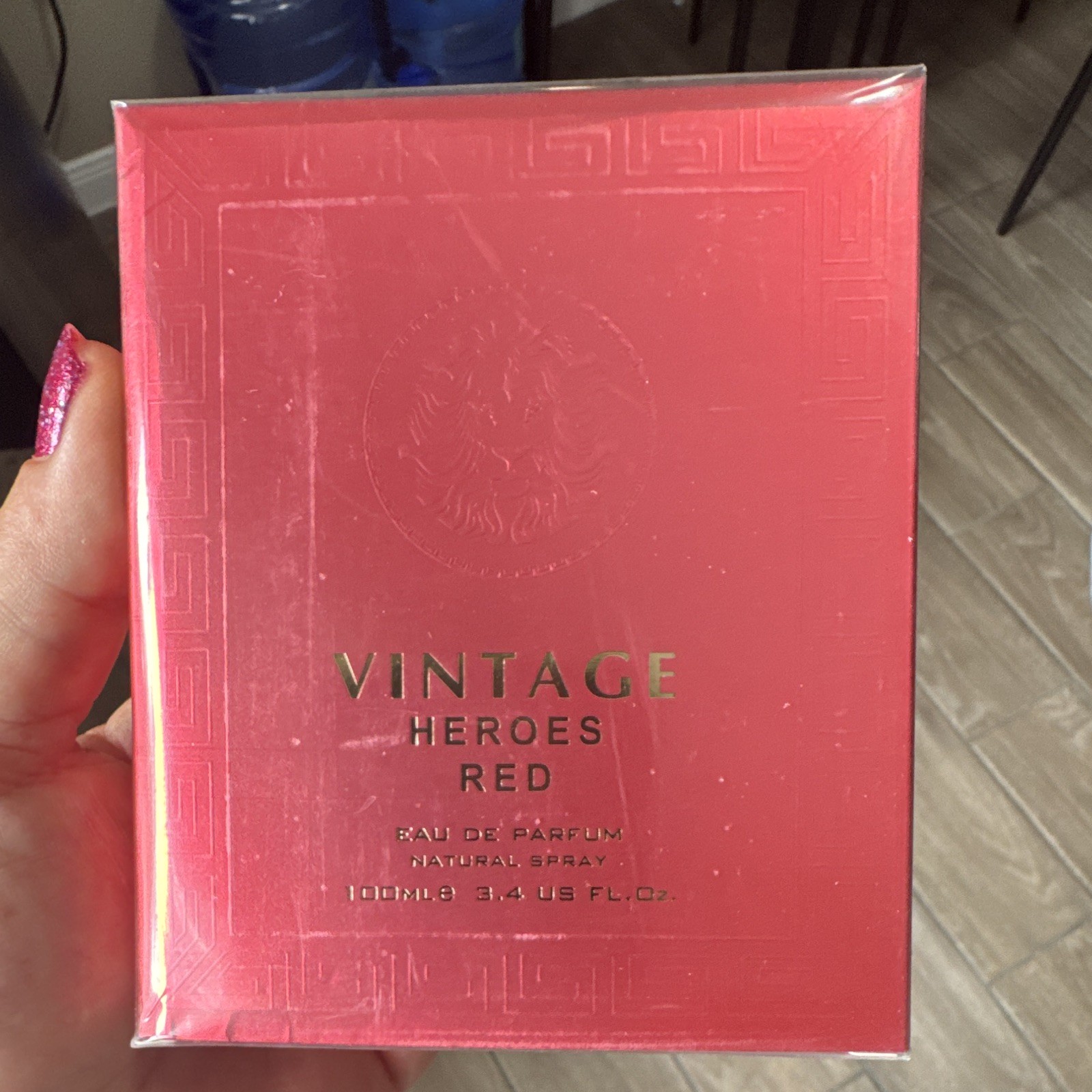 Vintage Heroes Red Eau de Parfum Spray, Regular Size 3.4 fl oz