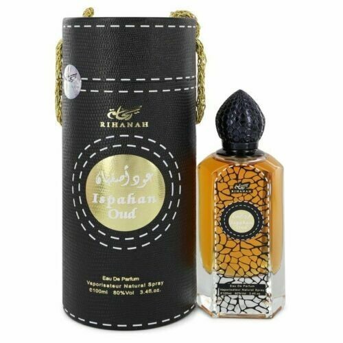 Rihanah Ispahan Oud by Rihanah Eau De Parfum Spray 3.4 oz For Men New