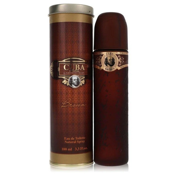 Cuba Brown Eau de Toilette Spray 100 ml 3.3 fl oz Regular Size