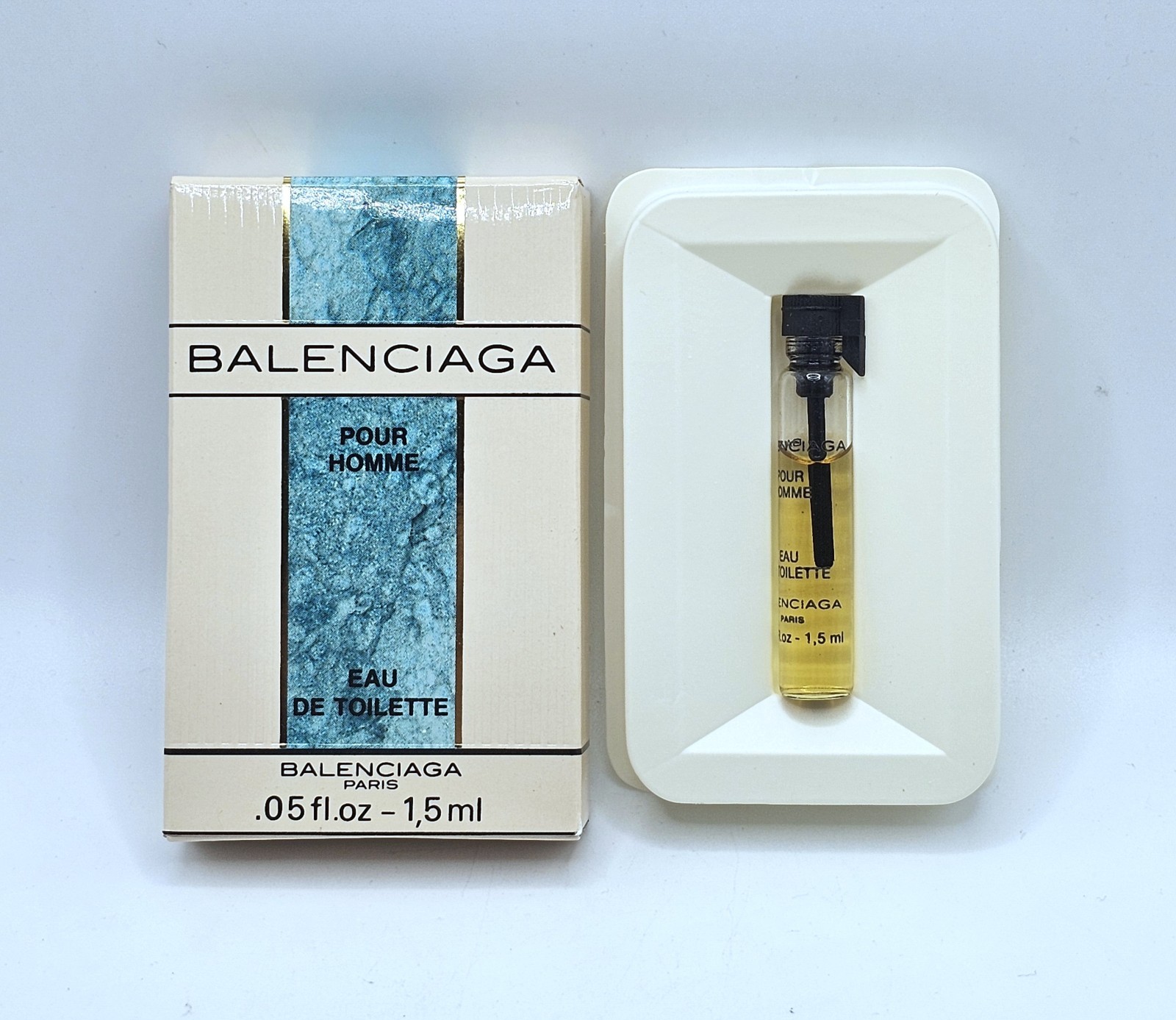 Balenciaga Pour Homme Eau De Toilette Splash Sample – .05 fl oz / 1.5 ml
