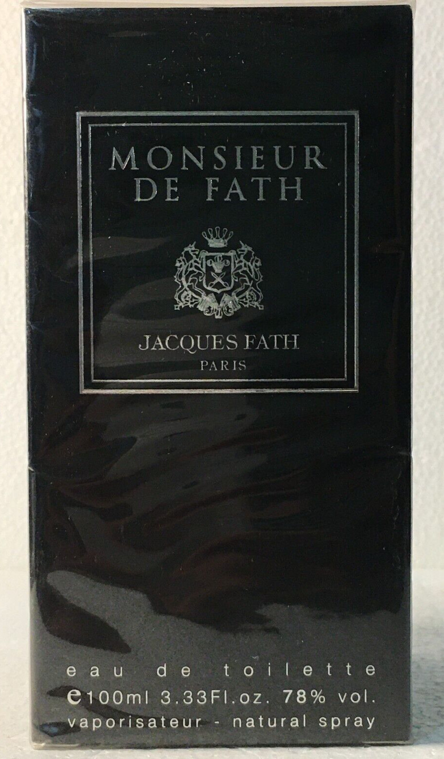 Monsieur de Fath Jacques Fath for Men Eau de Toilette 100ml New in Sealed Box