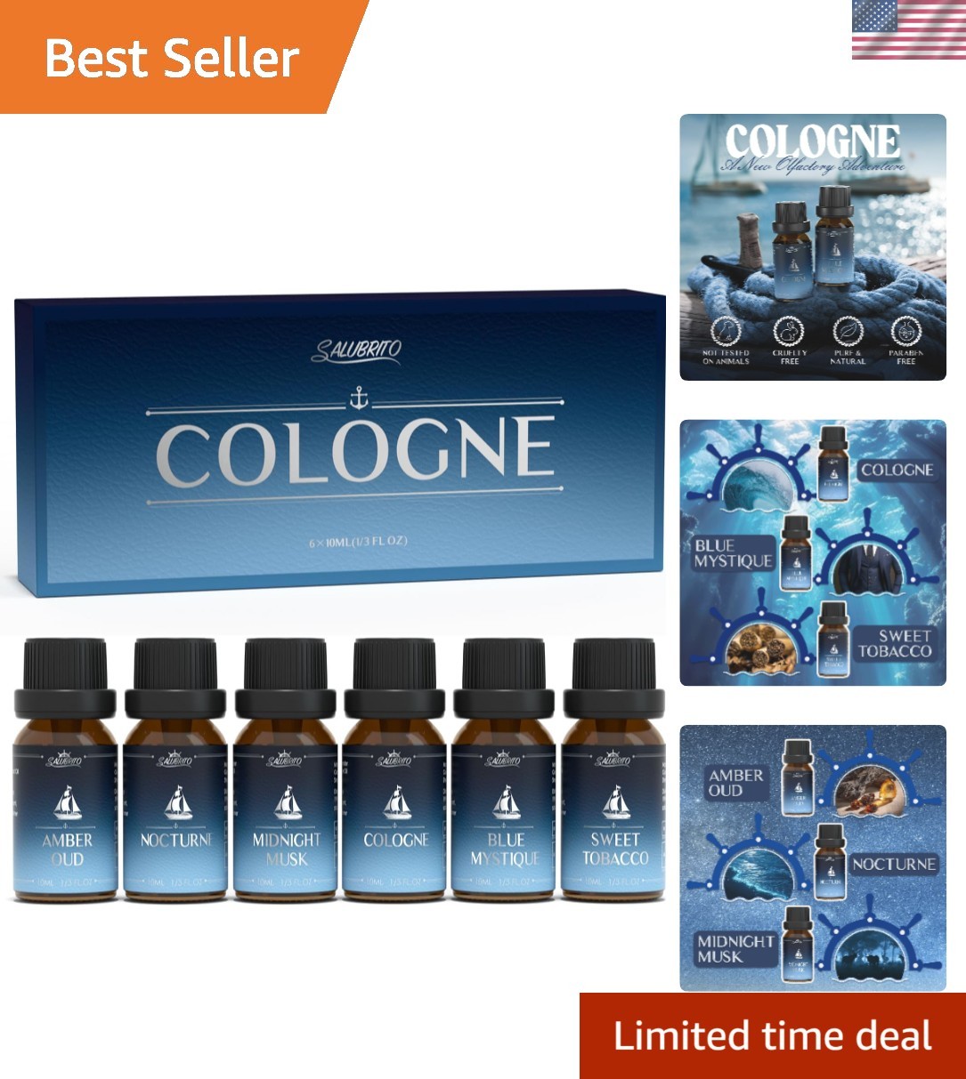 Aromatherapy Cologne Oils: 6 Captivating Scents for Relaxation & Mood