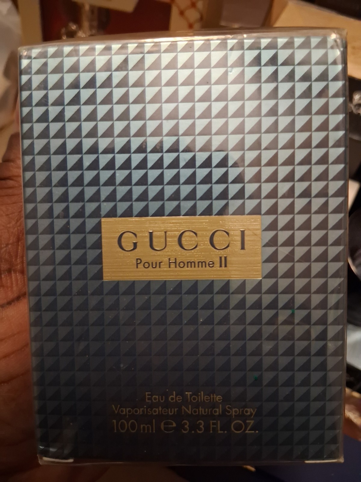 Gucci Pour Homme II Edt 3.3oz New Sealed Vintage Rare