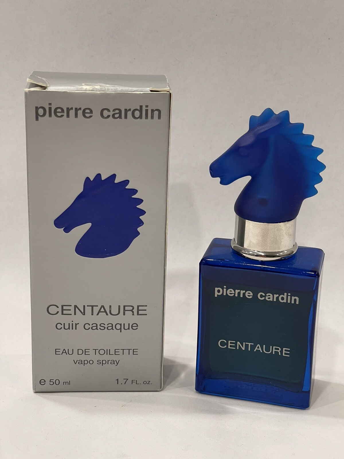 Pierre Cardin Centaure CUIR CASAQUE EDT Vapo Spray 50ml – 1.6oz BLUE Horse VNTG