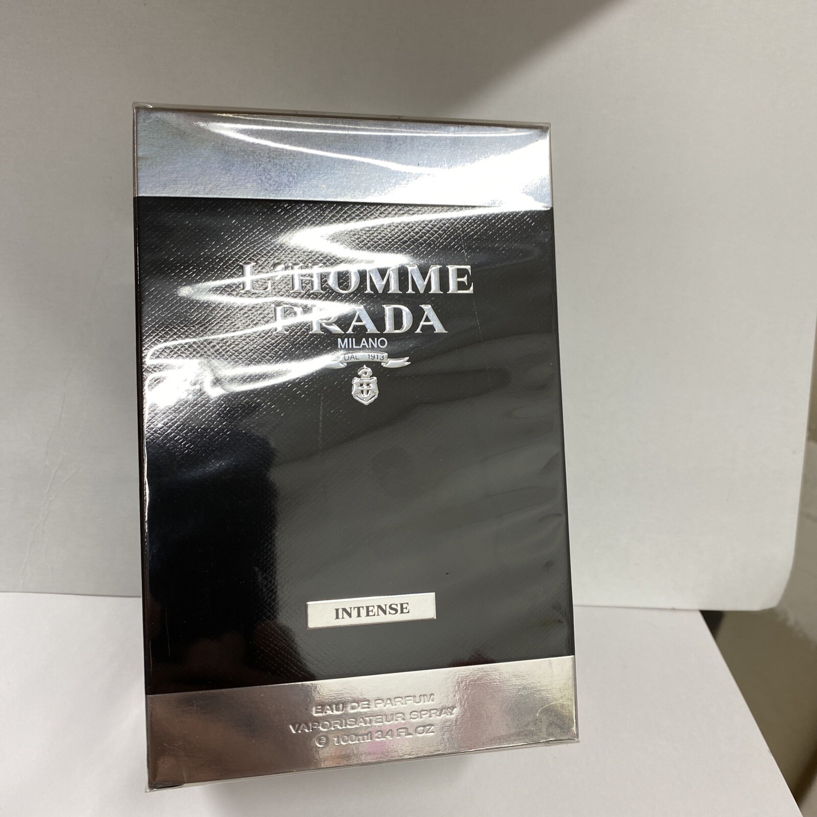 Prada L’homme Intense Eau De Parfum Spray 3.4 oz ( Batch 70651 )