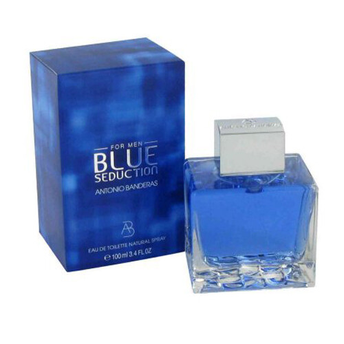 Blue Seduction by Antonio Banderas for Men Eau de Toilette Spray 3.4 oz
