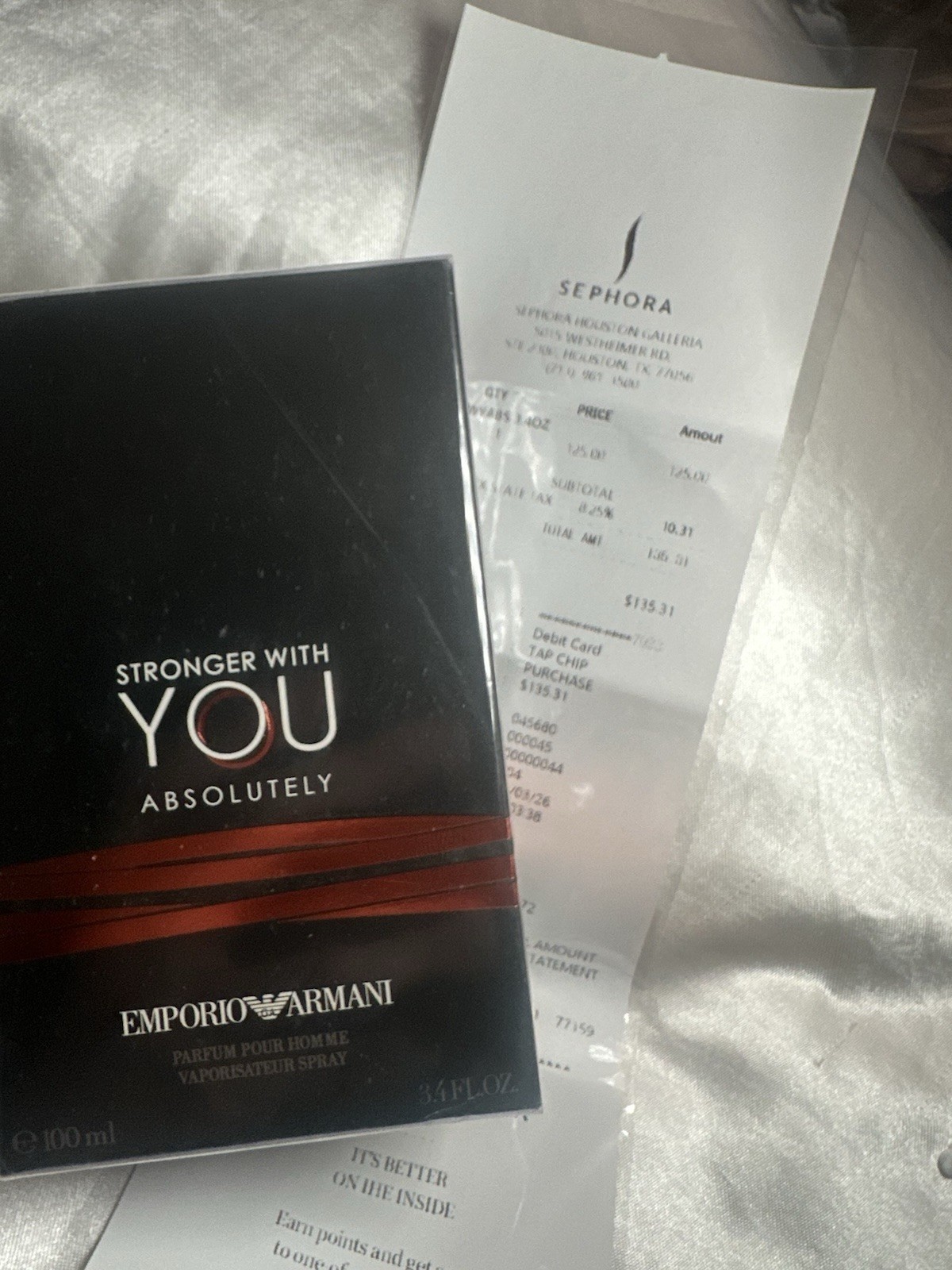 Emporio Armani Stronger With You Absolutely Parfum Spray 3.4 fl oz Regular Size