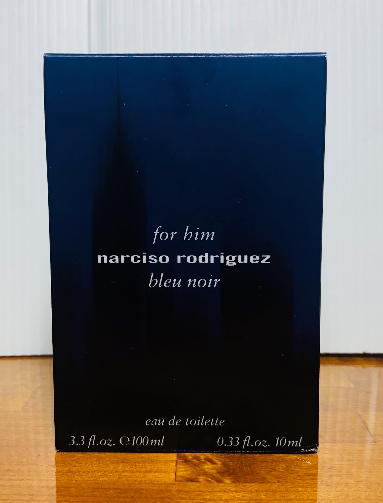 Narciso Rodriguez For Him Bleu Noir Eau De Toilette Spray 3.3 Oz + 0.33 Oz NEW