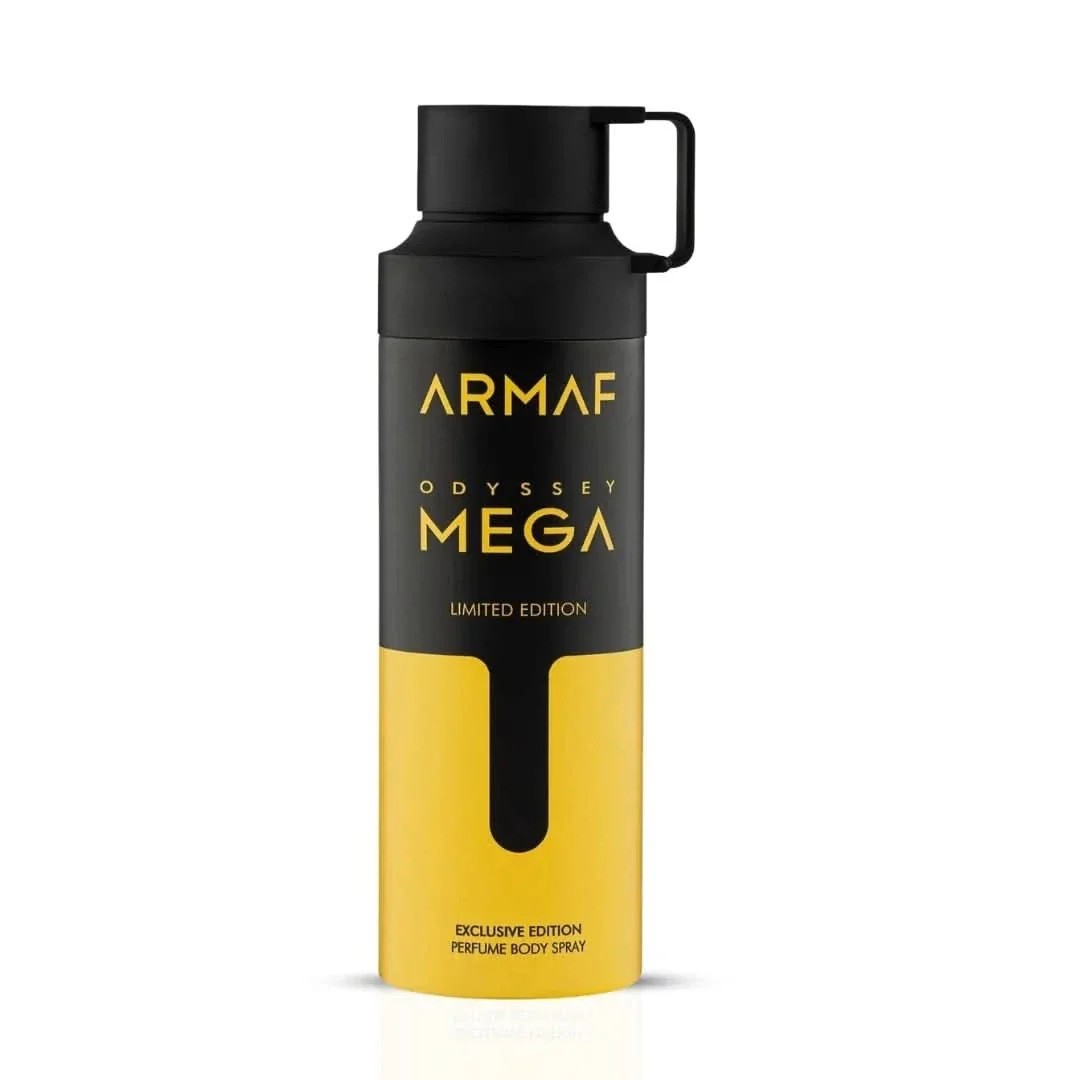 ARMAF ODYSSEY MEGA LIMITED EDITION for Men 6.8 oz 200 ml Perfume Body Spray NEW