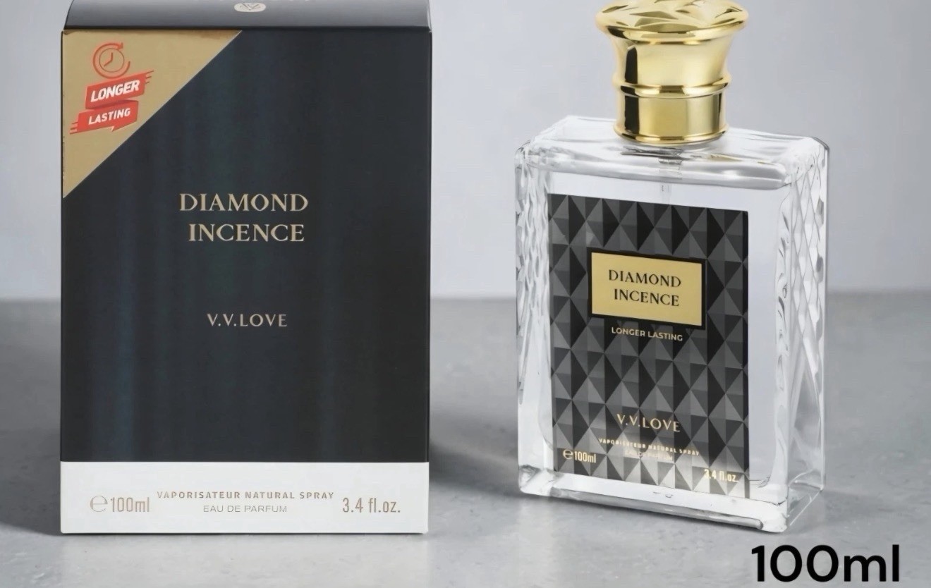 Diamond Incense by V.V. Love Cologne for Men, 100mL, Brand New Sealed