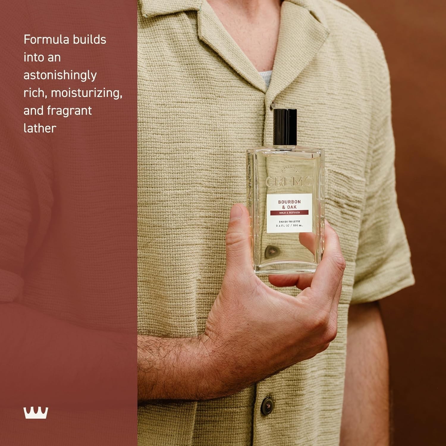 Portable Bourbon & Oak Men’s Cologne 3.4 Oz | Bold Distiller’s Spice Experience