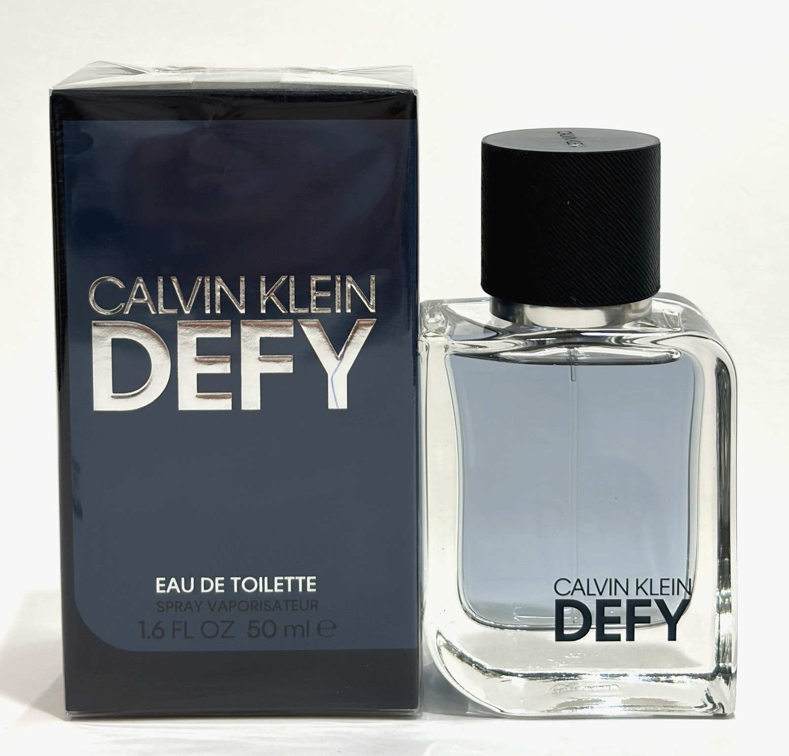 Calvin klein DEFY Eau De toilette For Men 1.6 fl oz / 50 ml Spray New Sealed
