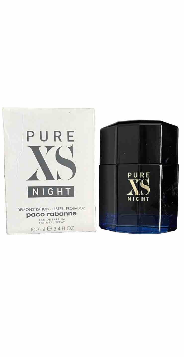 Paco Rabanne Pure XS Night 3.4 oz 100 ml EDP Spray in white box. Discontinued.