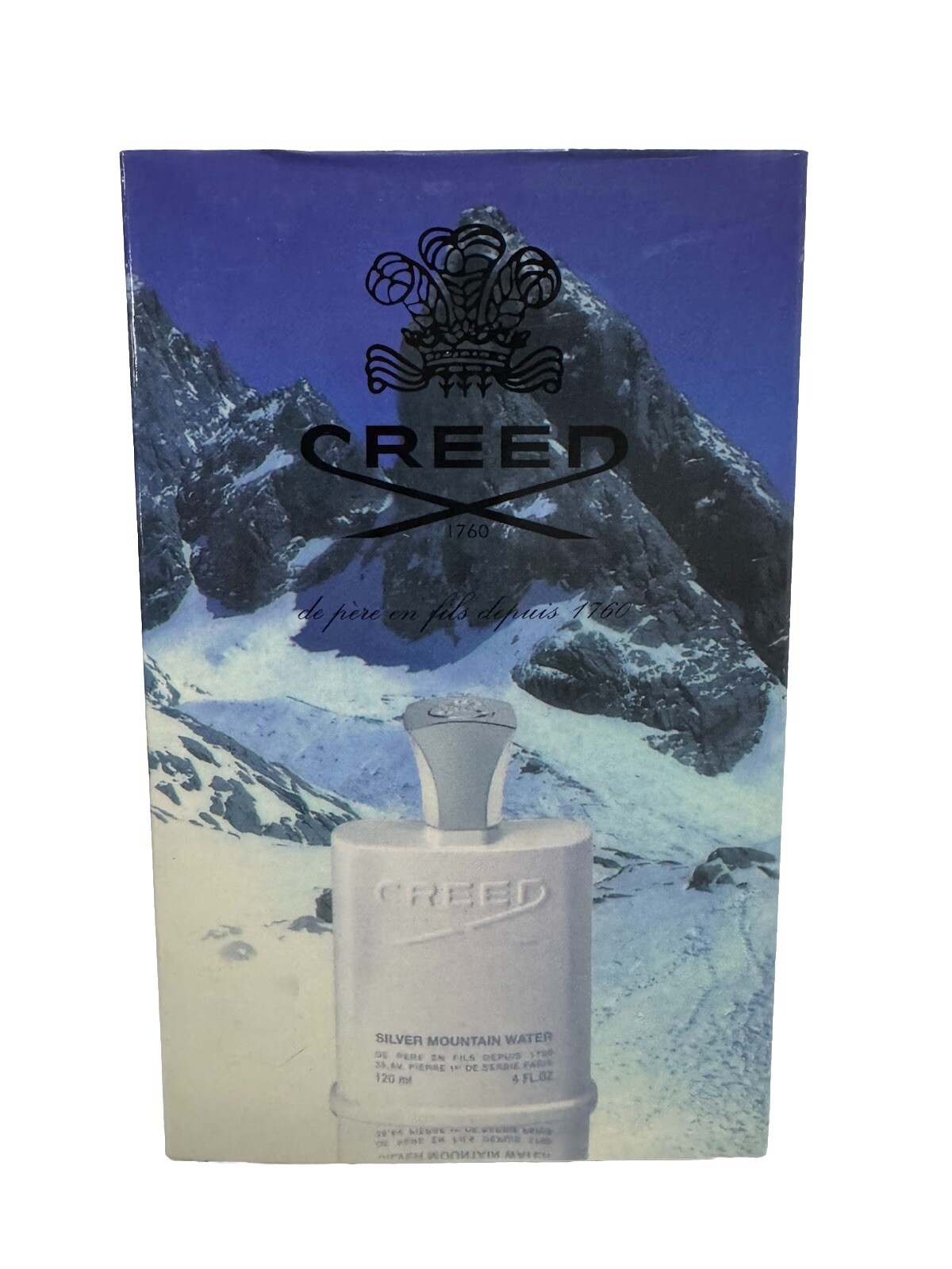Creed Silver Mountain Water Eau De Parfum Spray Men’s Cologne 4oz 120mL