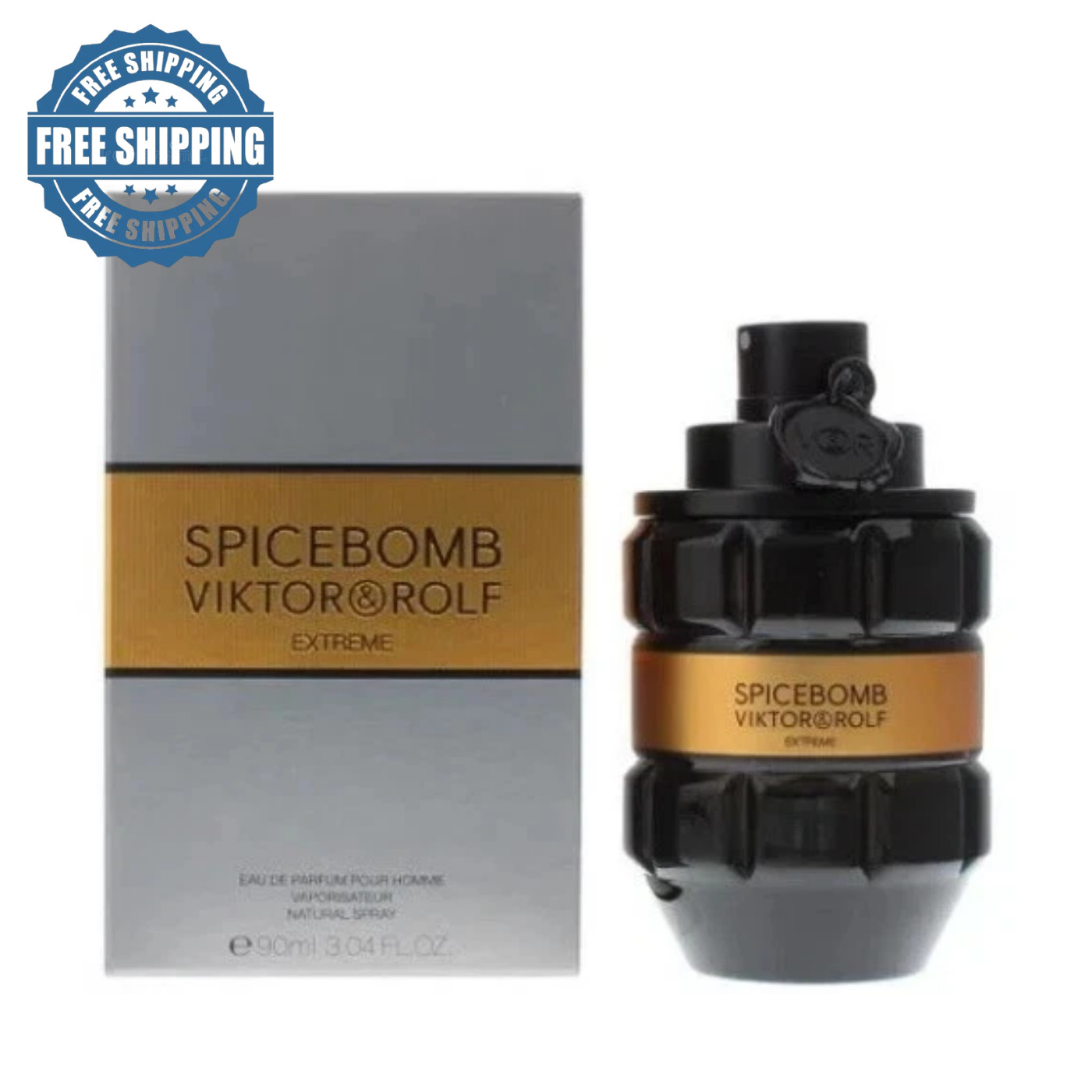 Spicebomb Extreme by Viktor & Rolf 3.04 oz EDP for Men New In Box