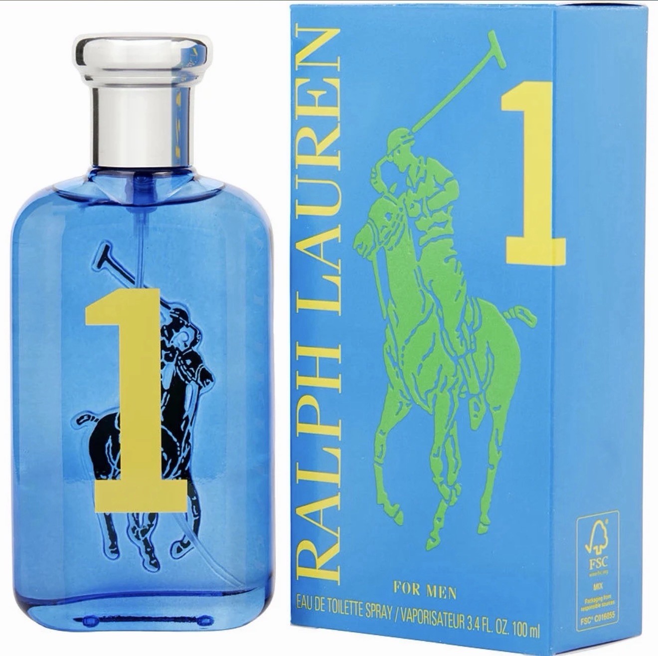 Polo Big Pony #1 (Blue) by Ralph Lauren men EDT 3.3 / 3.4 oz New In Box