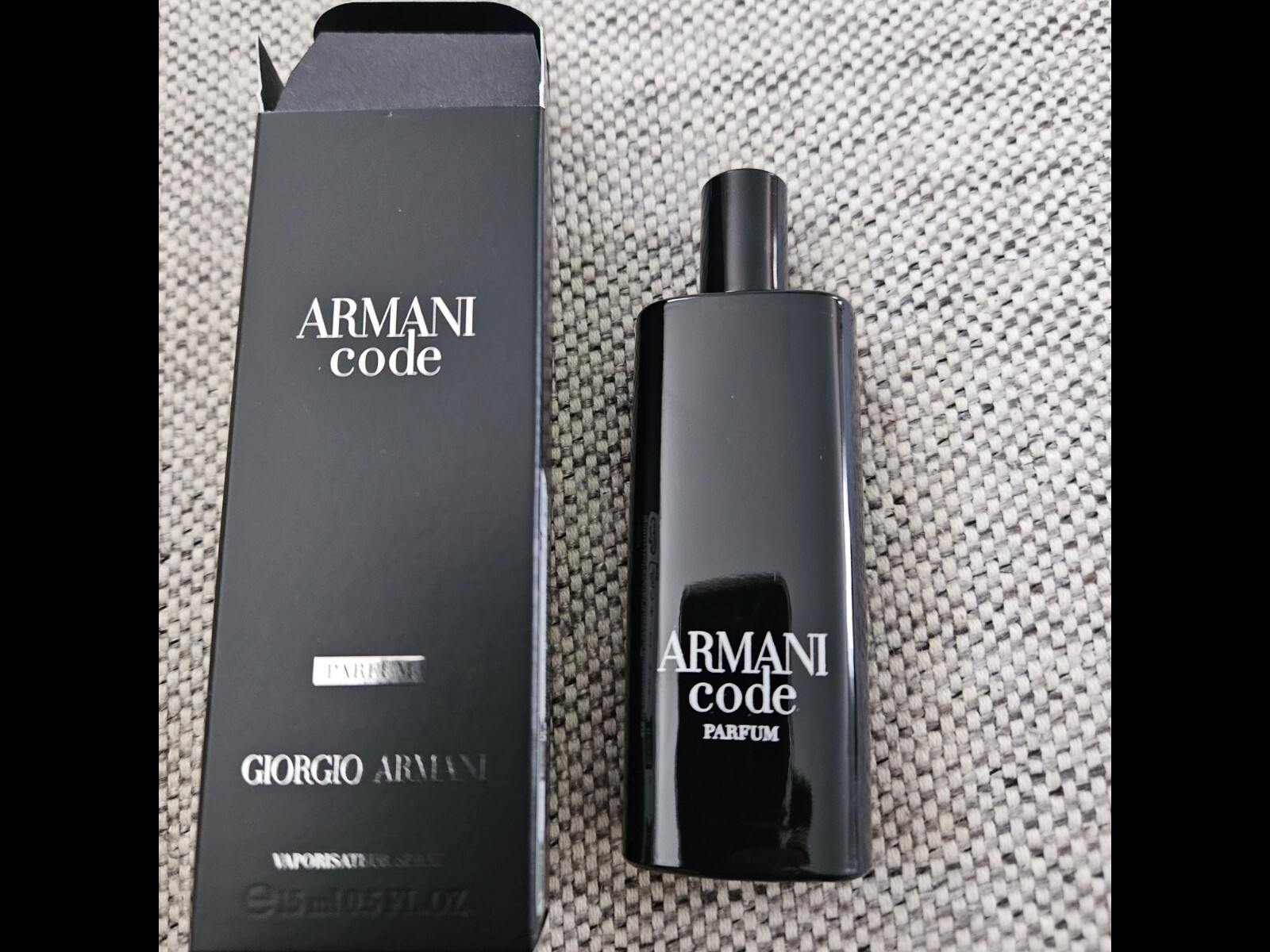 Giorgio Armani Code Parfum Spray – 0.5oz new with box