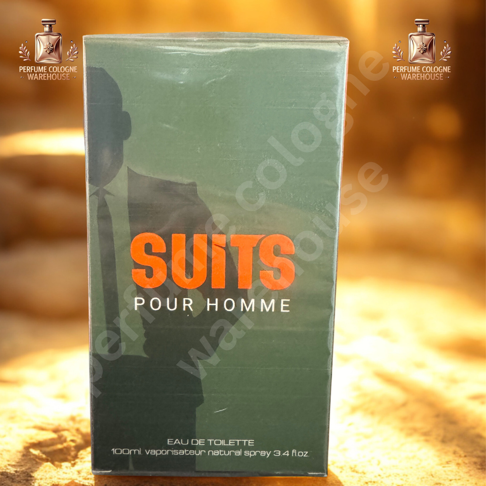Suits Pour Homme Men’s Cologne EDT Spray 3.4oz/100ml Woody Citrus Spicy LongLast