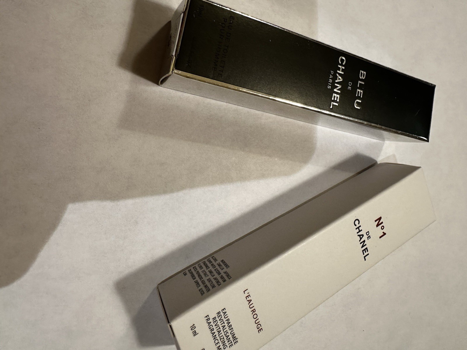 CHANEL Bleu de Chanel EDT & No. 1 L’EauRouge Fragrance Mist Sample 10ml