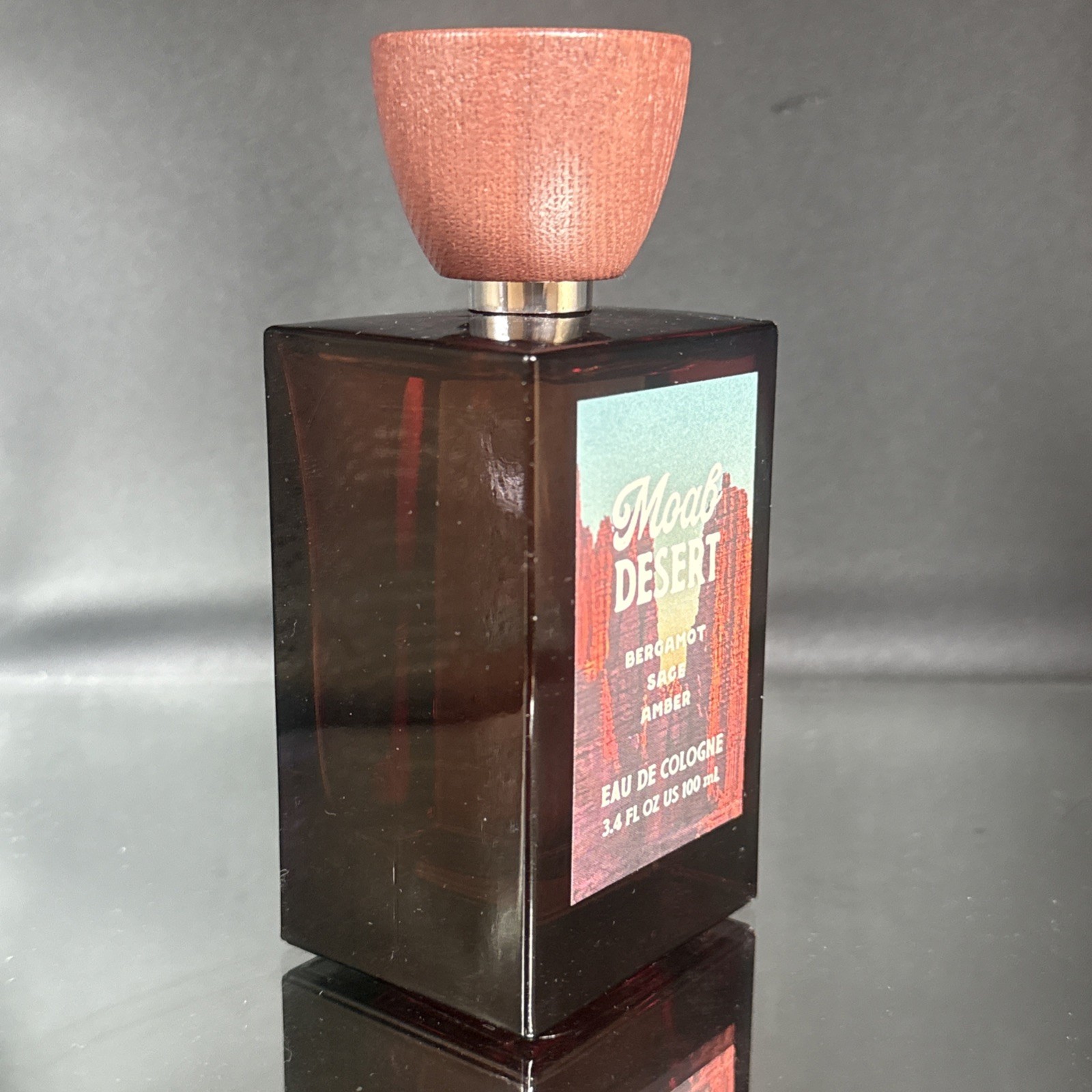 Tru Fragrance Moab Desert Bergamot Sage Amber Men’s Eau De Cologne Spray 3.4 oz