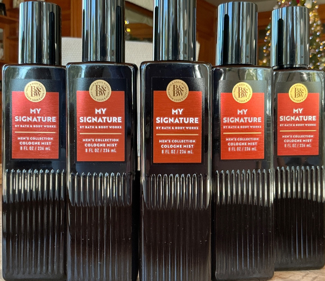 5 (FIVE) MY SIGNATURE 8oz COLOGNE MIST Men’s Collection Bath and & Body Works