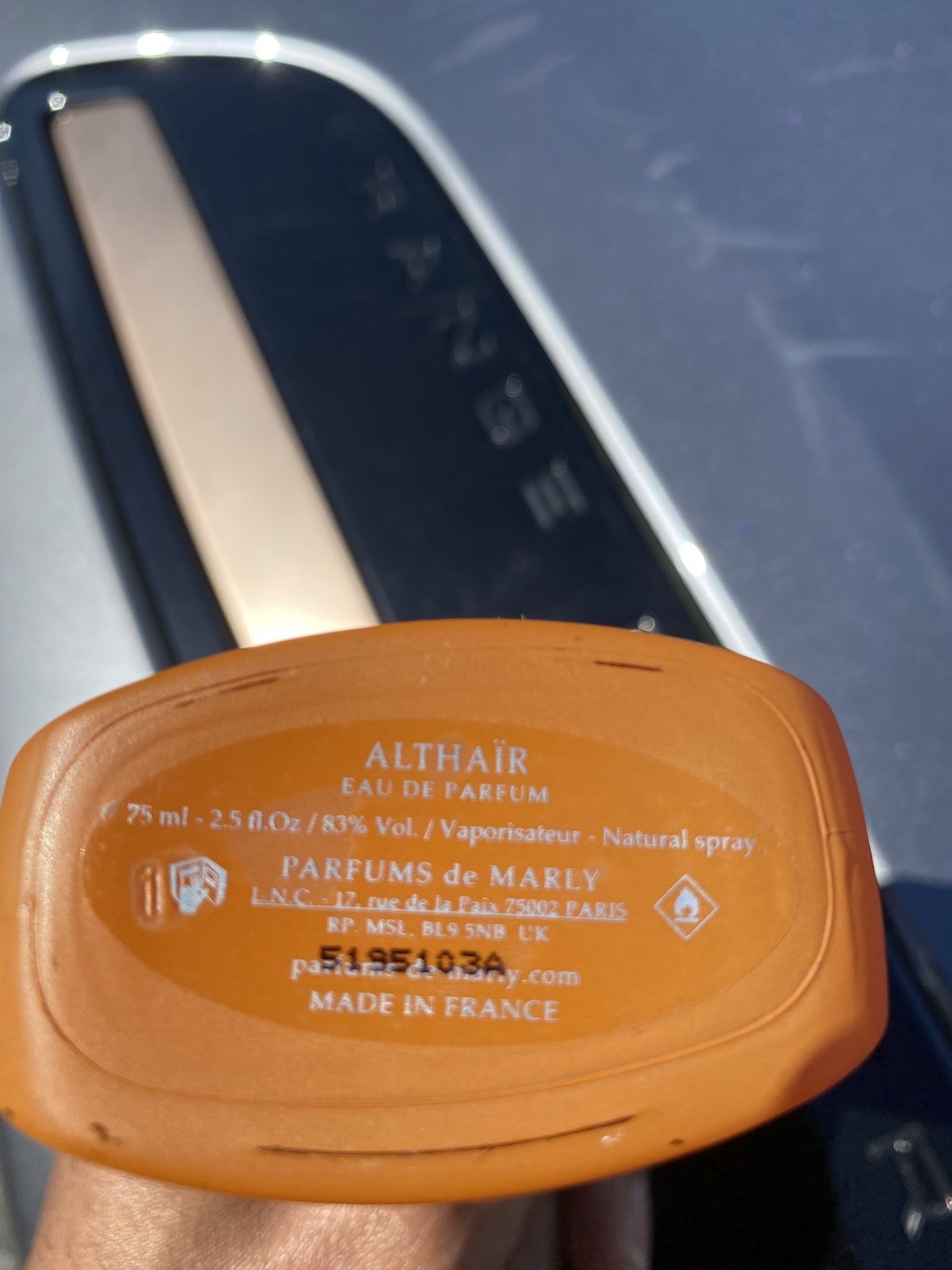 Authentic Parfums de 90% left Marley Paris Althair Eau de Parfum 2.5 oz