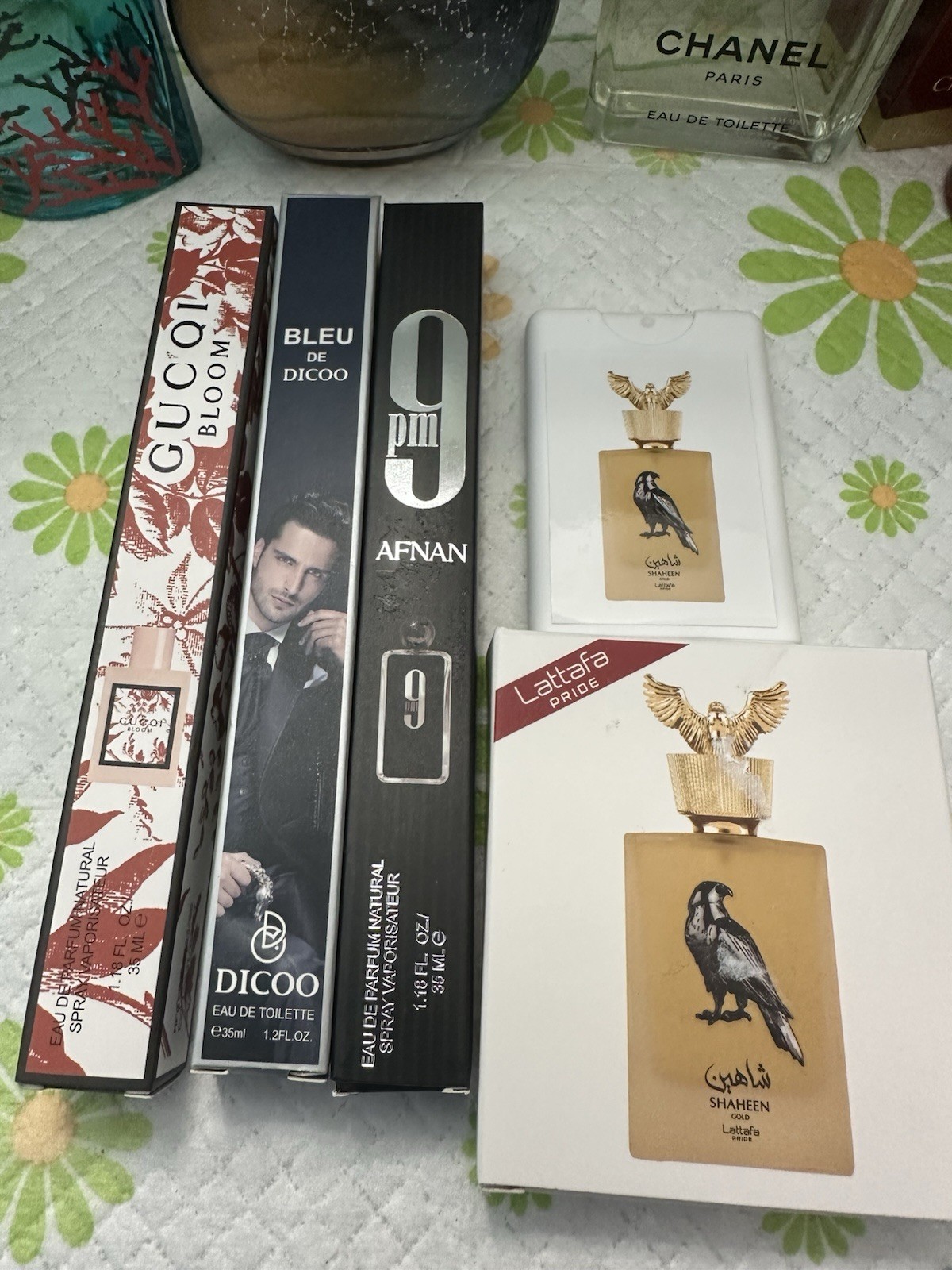 Shaheen Gold Travel Size 4 Items, Read Descriptions Carefully. Mens Perfume