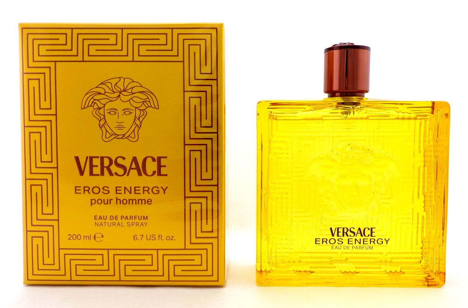Versace Eros ENERGY Pour Homme 200 ml./ 6.7 oz. EDP Spray New in Sealed Box
