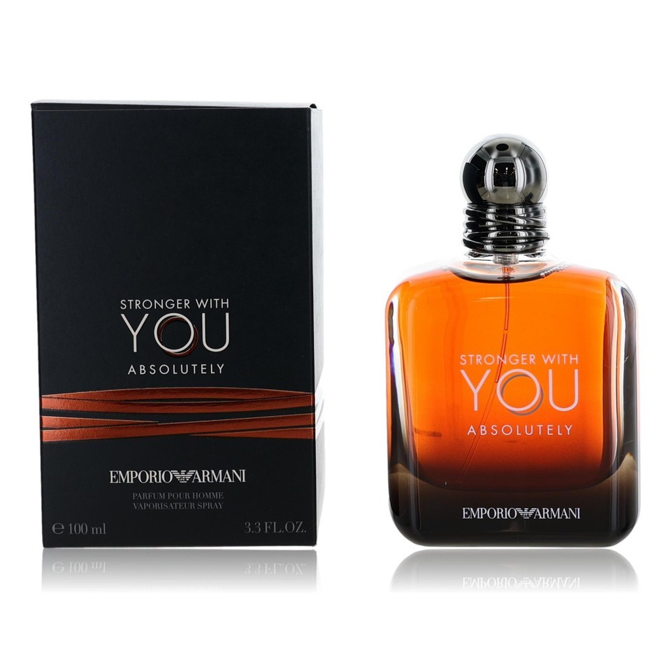 Stronger With You Absolutely by Emporio Armani 3.4 oz EDP Men’s-Authentic & New!
