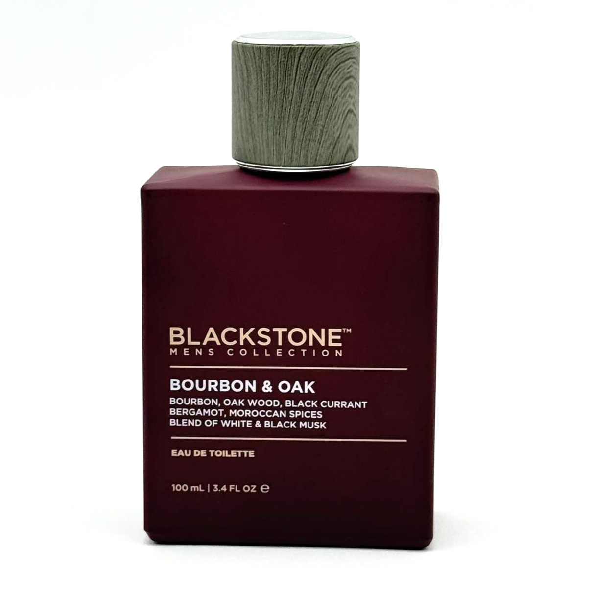 Blackstone Men’s Collection Bourbon & Oak Eau De Toilette Spray 3.4 oz USA