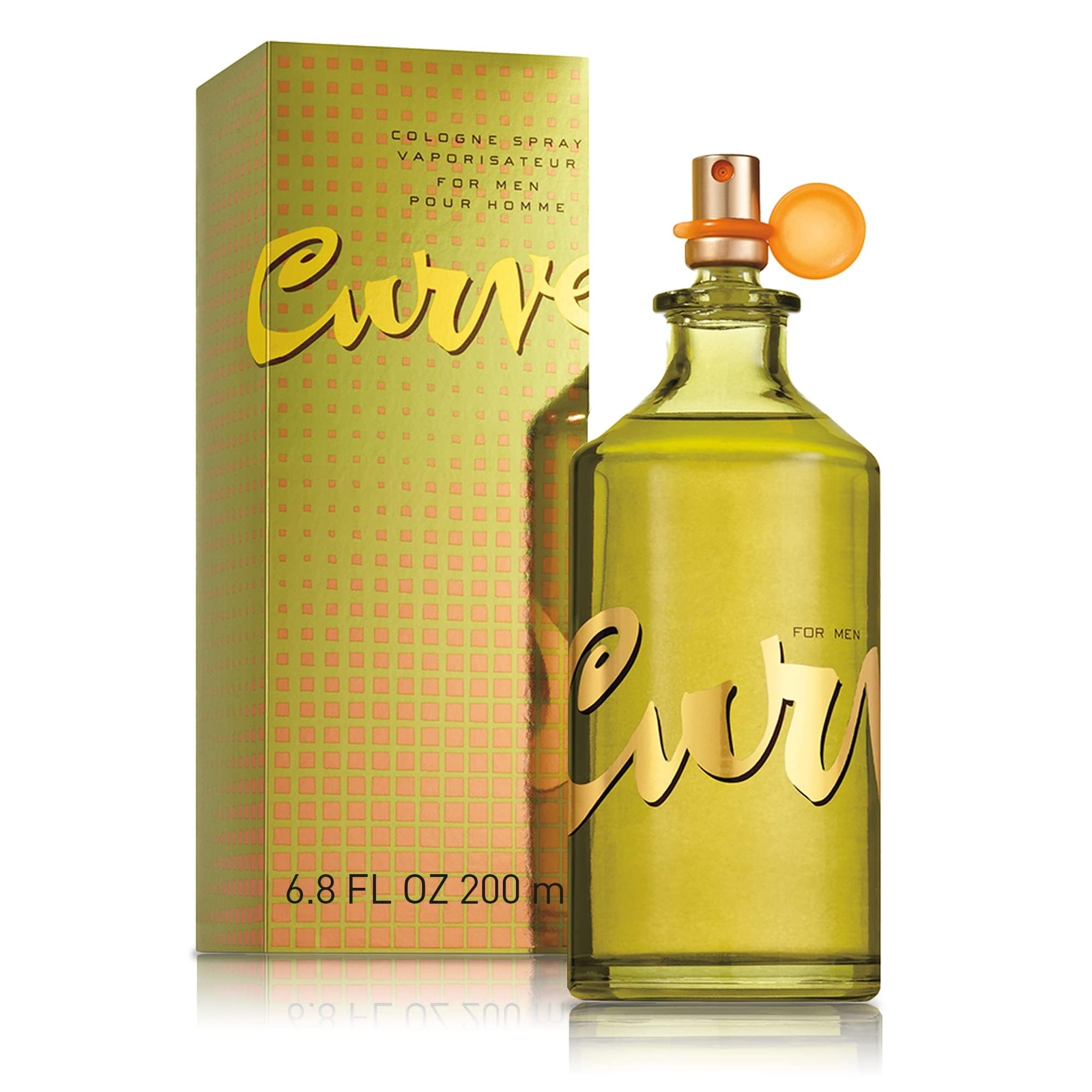 Curve for Men 6.8 Fl Oz Spicy Woody Magnetic Personal Fragrance Cologne