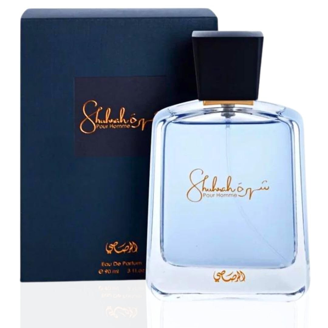 Rasasi Shuhrah Pour Homme Men’s Eau de Parfum – 3.4oz.
