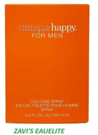CLINIQUE HAPPY FOR MEN EDT 3.4 OZ FOR MEN (NIB)SEALED