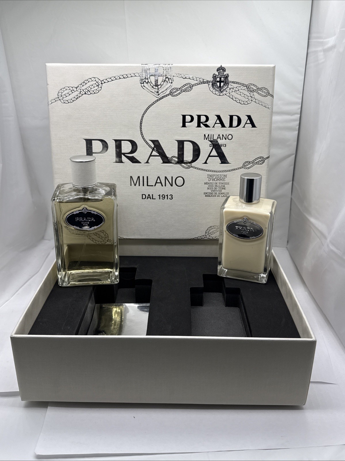 Prada Milano Infusion D’Homme Set 2pcs EDT 200ml/6.75oz After Shave 100ml/3.4oz