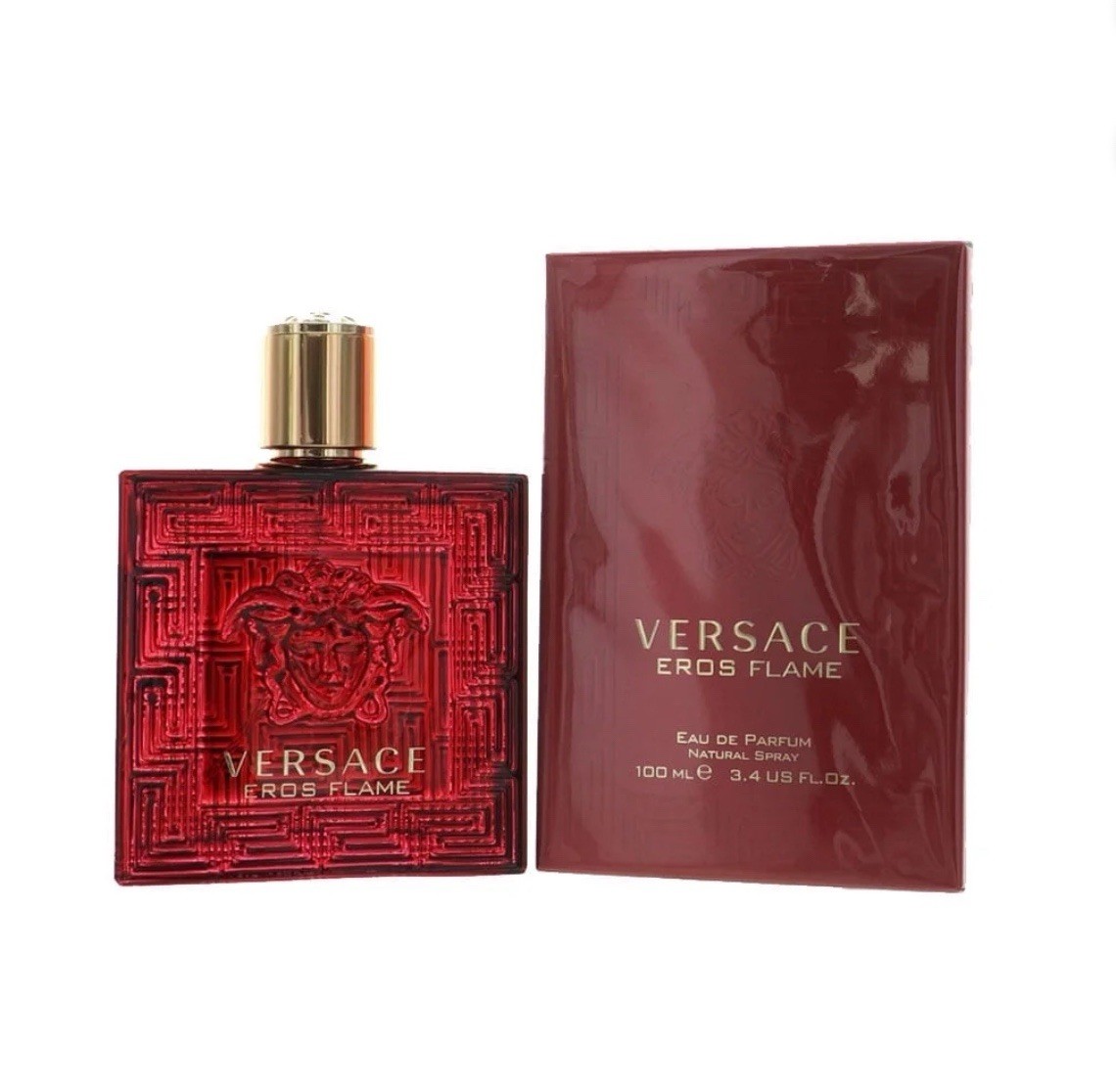 🔥NEW SEALED🔥 Versace Eros Flame Eau de Parfum Spray Cologne for Men, 3.4 oz