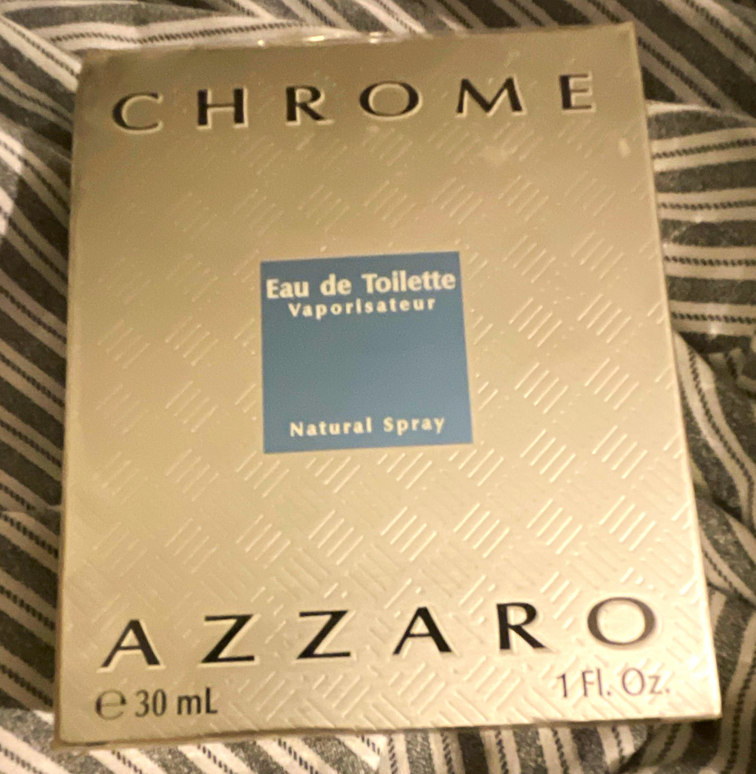 Azzaro Chrome Eau de Toilette Natural Spray 1 fl oz Regular Size