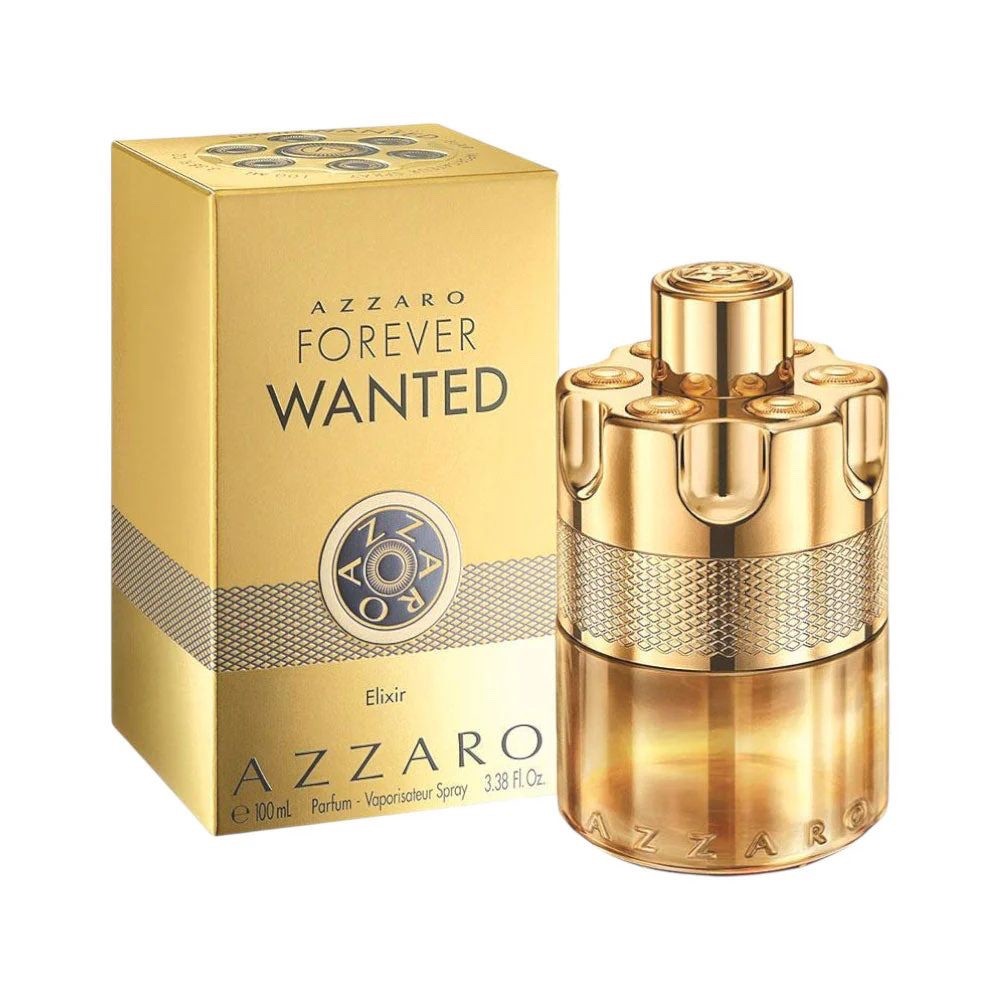 Azzaro Forever Wanted Elixir – Mens Cologne – Notes of Raspberry, Cardamo 3.3 oz