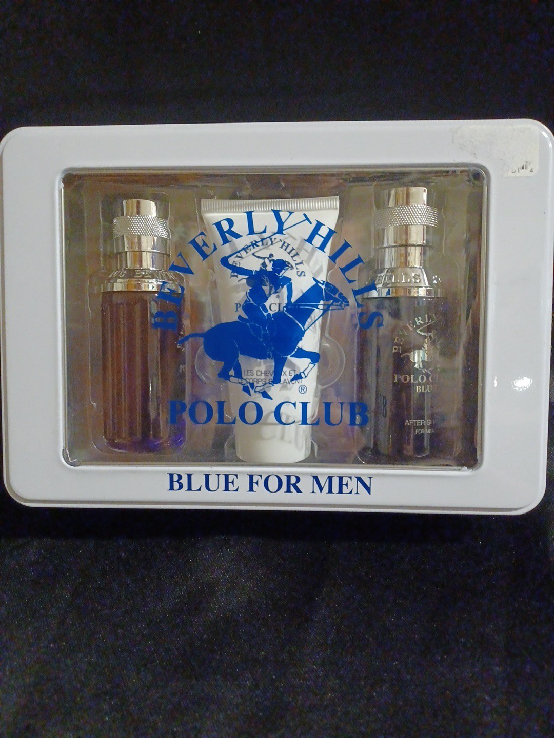 Beverly Hills Polo Club Blue For Men 3 Piece Gift Set