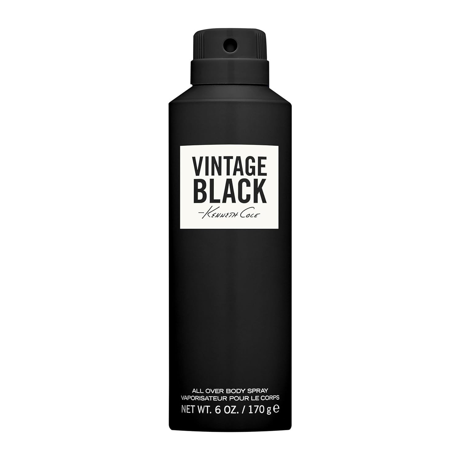 Elegant Vintage Black Body Spray for Men, 6 Oz – Long-Lasting & Paraben-Free